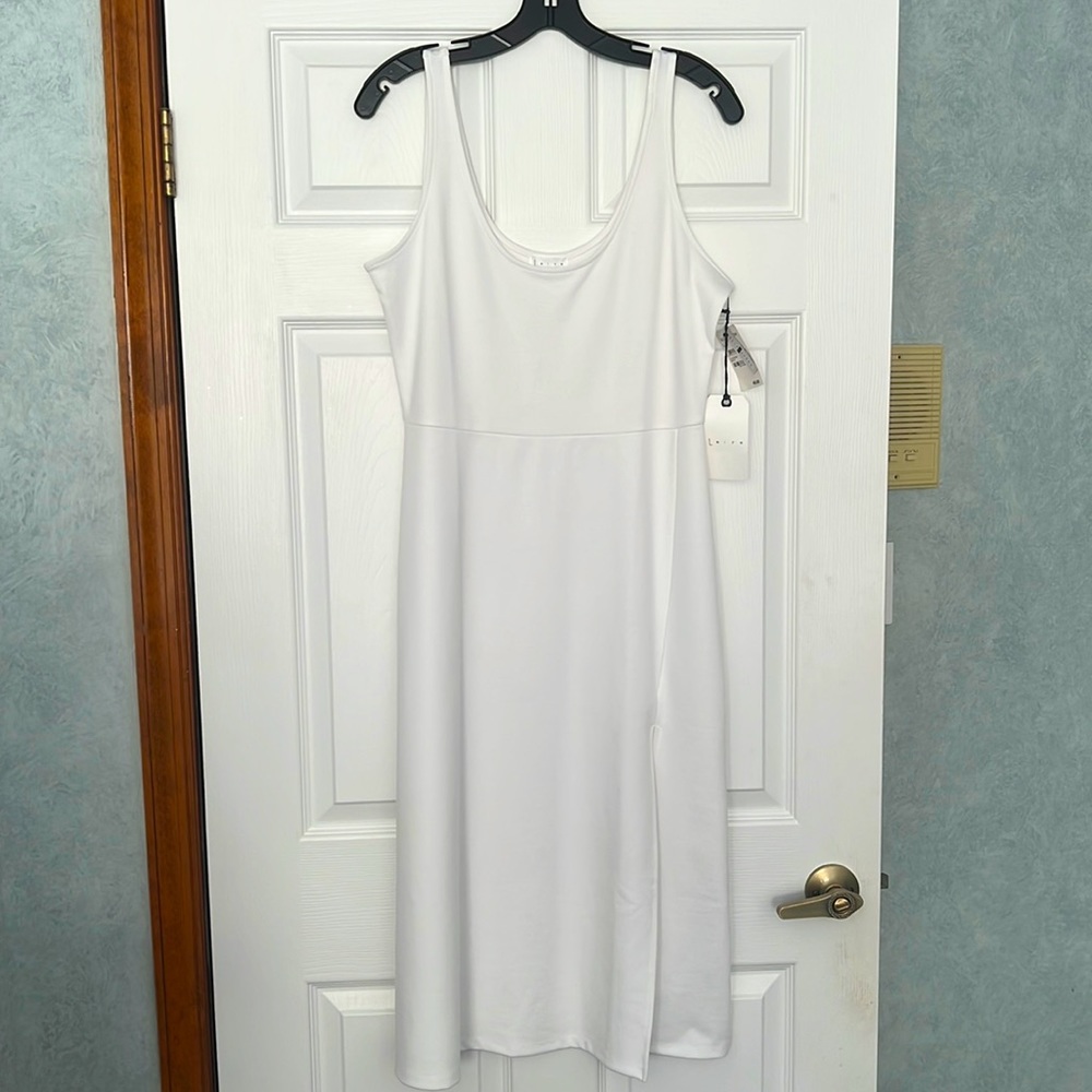 Leith white cotton dress - new with tags
